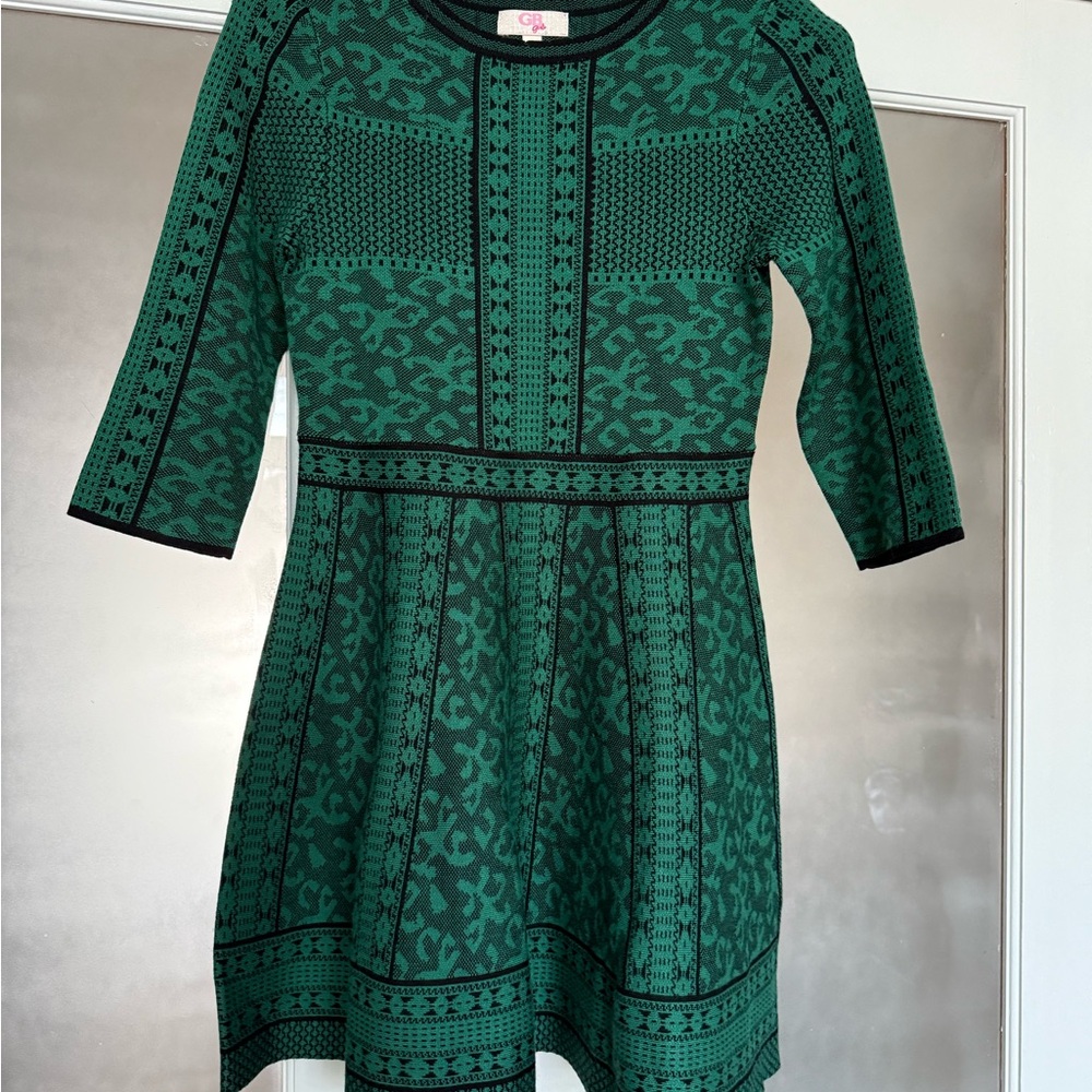 GB Girls Emerald Knit Dress